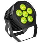 WBP612IP ALUMINIUM IP65 BATTERY LED PAR 6-IN-1 LEDS BEAMZ PRO