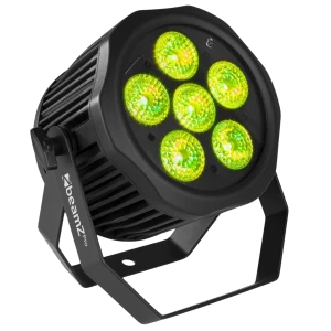 WBP612IP ALUMINIUM IP65 BATTERY LED PAR 6-IN-1 LEDS BEAMZ PRO