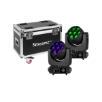 MHL740 LED MOVING HEAD ZOOM 7X40W 2 szt w skrzyni transportowej