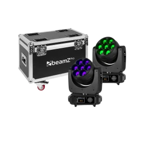 MHL740 LED MOVING HEAD ZOOM 7X40W 2 szt w skrzyni transportowej
