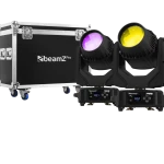 NEREID120W OUTDOOR MOVING HEAD BEAM 2PCS IN FLIGHTCASE