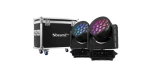 NEREID1940 OUTDOOR LED BEE EYE MOVING HEAD WITH ZOOM 2PCS IN FLIGHTCASE