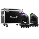 IGNITE300 LED BSW MOVING HEAD 2PCS IN FLIGHTCASE BEAMZ PRO