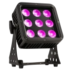 STARCOLOR72 FLOOD LIGHT 9X 8W RGBW OUTDOOR BEAMZ PRO