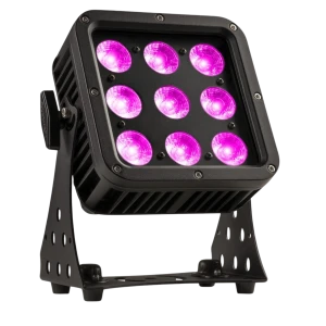 STARCOLOR72 FLOOD LIGHT 9X 8W RGBW OUTDOOR BEAMZ PRO