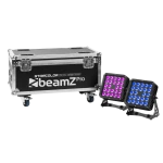 FL200 FLIGHTCASE 6PCS STARCOLOR 200 AND 205 WASH LIGHTS BEAMZ PRO