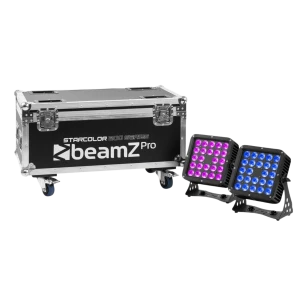 FL200 FLIGHTCASE 6PCS STARCOLOR 200 AND 205 WASH LIGHTS BEAMZ PRO